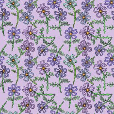 Floral seamless pattern with wildflowers N2