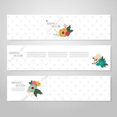 lovely banner template design N4