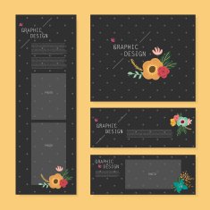 lovely banner template design N6