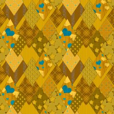 Seamless patchwork pattern background