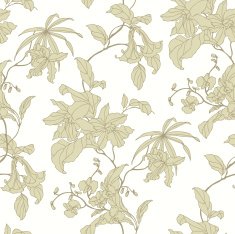 Seamless pattern with flowers orchids N18