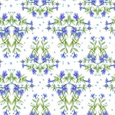 Watercolor Damask Vignette Texture N2