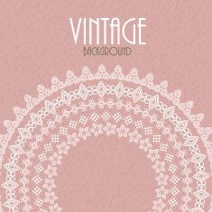 Monochromatic Ethnic Round Ornamental Vector Illustration