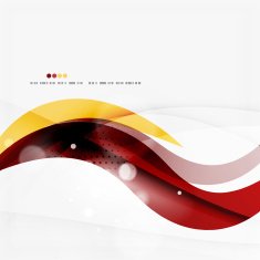 Red orange bright feather lines concept N8