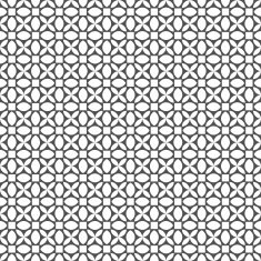 Monochrome seamless pattern in arabic style