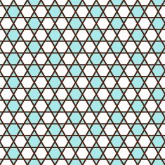 Geometric seamless pattern in islamic style