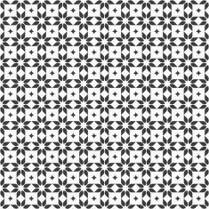 Monochrome seamless pattern in oriental style - variation 3