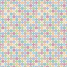 Colored geometric seamless pattern