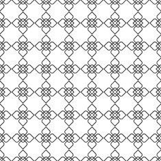 Delicate seamless pattern in oriental style - variation 6