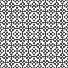 Black and white geometric seamless pattern N171