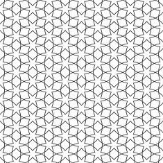 Delicate seamless pattern with stars - arabic style