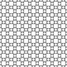 Monochrome seamless pattern with stylized stars
