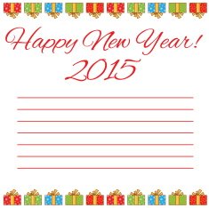 Illustration greeting card with christmas gifts N2