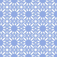 Floral seamless pattern blue color