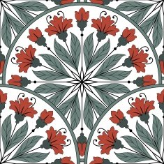 Seamless Oriental Pattern N14