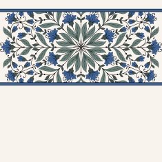 Invitation card with floral ornament N22