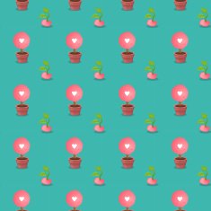 Love plants pattern N2