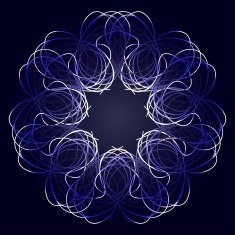 Abstract frame with light effect decoration Vector background