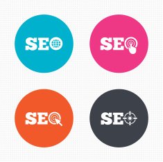 SEO icons Search Engine Optimization symbols N2