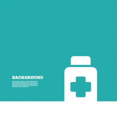 Drugs sign icon Pack with pills symbol