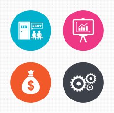 Human resources and Business Presentation board N9