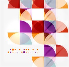 Semicircle triangle pattern N322