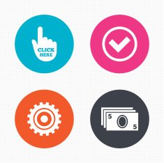 ATM cash machine withdrawal icons N9