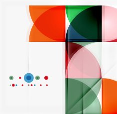 Semicircle triangle pattern N336