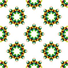Seamless vector geometric abstract pattern Creative round shapes made of N82
