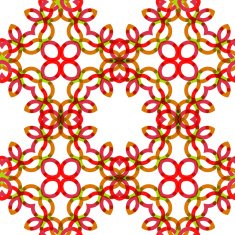 Seamless vector geometric abstract pattern Creative round shapes made of N83