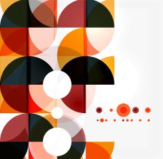 Semicircle triangle pattern N351