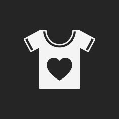 heart t-shirt icon N3