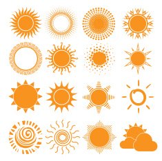 Sun icons N14