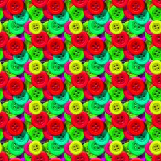Seamless pattern with colorful sewing buttons