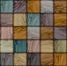 Seamless colorful background made of wooden tiles