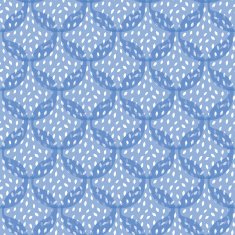 Vector Abstract Blue Pomegranate Texture Seamless Pattern