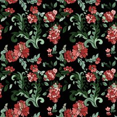 Beautiful floral seamless pattern N22