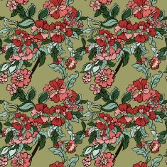 Beautiful floral seamless pattern N23