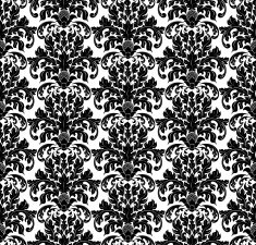 Damask vintage floral background pattern Vector illustration N2