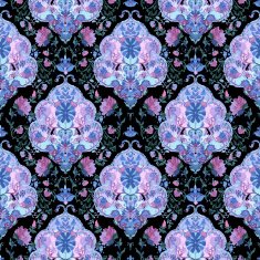 Beautiful Watercolor paisley seamless pattern