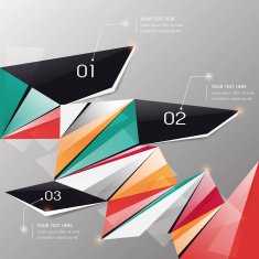 Abstract Background modern geometric design Infographics-Vector illustration N2