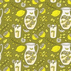 Pattern with lemonade N2