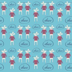 seamless pattern with mice N2