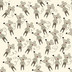 seamless pattern with mice N4