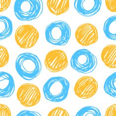 geometric hand-drawn seamless pattern