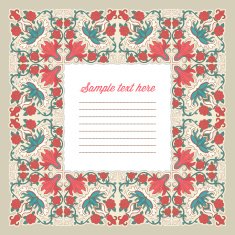 retro square frame