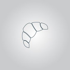 Vector icon of Croissant