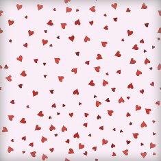 Seamless pattern with hearts Red hearts on a light background N2