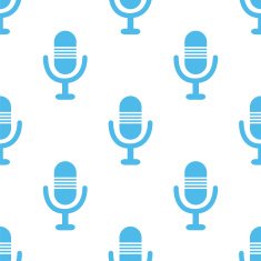Microphone seamless pattern