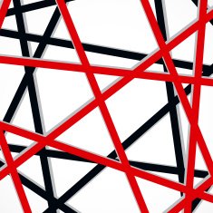 Colorful background with overlapping lines Vector illustration Eps10 N6